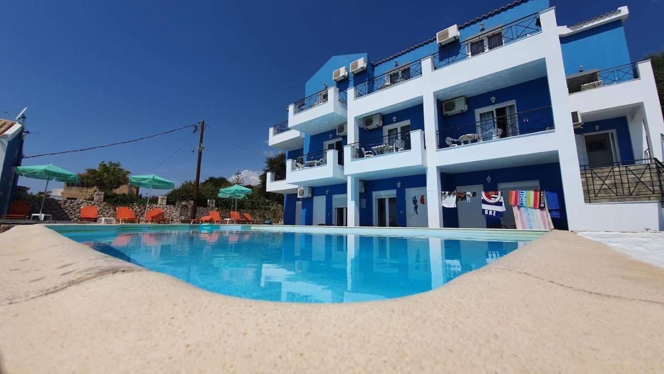 Casa De Blue Apartment Lourdata  Luaran gambar